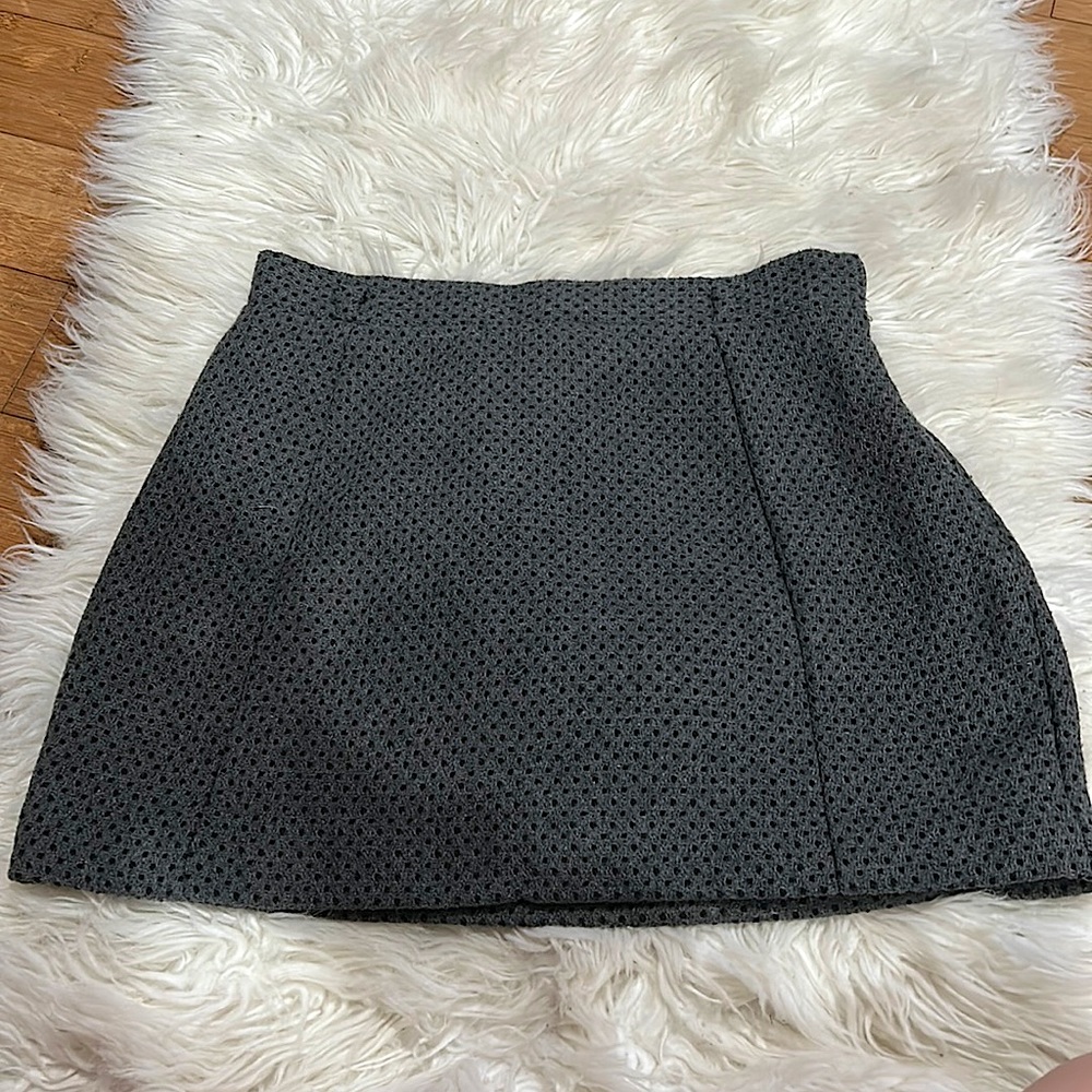 Dotted mini skirt